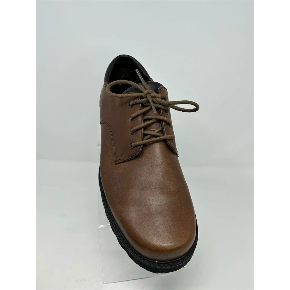 Rockport Northfield Waterproof Plain Toe Oxford Shoes Brown Lace-Up Men's 13 XW